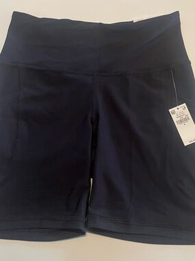 Old Navy Dark Navy Stretch Bike Shorts with Side Pockets